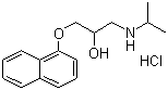 盐酸普萘洛尔分子结构 (CAS 318-98-9)
