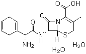Cefradin hydrate molecular structure (CAS 31828-50-9)