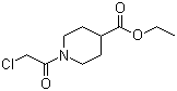 Ethyl 1-(2-chloroacetyl)piperidine-4-carboxylate molecular structure (CAS 318280-71-6)