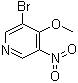 3-Bromo-4-methoxy-5-nitropyridine molecular structure (CAS 31872-76-1)