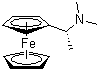[(1R)-1-(Dimethylamino)ethyl]ferrocene molecular structure (CAS 31886-58-5)