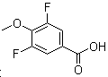 3,5-二氟-4-甲氧基苯甲酸分子结构 (CAS 319-60-8)