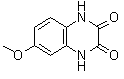 1,4-Dihydro-6-methoxy-2,3-quinoxalinedione molecular structure (CAS 31910-18-6)