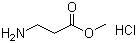 3-氨基丙酸甲酯盐酸盐分子结构 (CAS 3196-73-4)