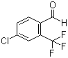 4-氯-2-(三氟甲基)苯甲醛分子结构 (CAS 320-43-4)