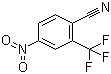 structure of CAS# 320-47-8, 2-Trifluoromethyl-4-nitrobenzonitrile;4-Nitro-2-(trifluoromethyl)benzonitrile