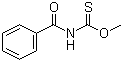苯甲酰基硫代氨基甲酸 O-甲酯分子结构 (CAS 3201-48-7)