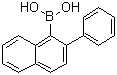 结构式 CAS# 320381-26-8, (2-苯基-1-萘基)硼酸