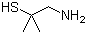 结构式 CAS# 32047-53-3, 1-氨基-2-甲基丙烷-2-硫醇