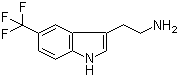 5-(Trifluoromethyl)-1H-indole-3-ethanamine molecular structure (CAS 320782-17-0)