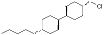 (反式,反式)-4-(氯甲基)-4'-戊基-1,1'-联环己烷分子结构 (CAS 321308-93-4)