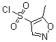 5-Methylisoxazole-4-sulfonyl chloride molecular structure (CAS 321309-26-6)