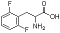 结构式 CAS# 32133-39-4, 2,6-二氟-DL-苯丙氨酸