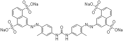 结构式 CAS# 3214-47-9, 直接黄 50