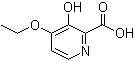 4-Ethoxy-3-hydroxy-2-pyridinecarboxylic acid molecular structure (CAS 321596-51-4)