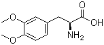 3,4-二甲氧基-L-苯丙氨酸分子结构 (CAS 32161-30-1)