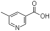 structure of CAS# 3222-49-9, 5-Methylnicotinic acid;5-Methylpyridine-3-carboxylic acid