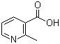 2-甲基烟酸分子结构 (CAS 3222-56-8)