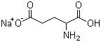 Monosodium glutamate molecular structure (CAS 32221-81-1)
