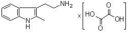 2-Methyl-1H-indole-3-ethanamine ethanedioate molecular structure (CAS 3223-79-8)
