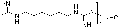 Poly(hexamethylenebiguanide) hydrochloride molecular structure (CAS 32289-58-0)