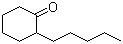 2-戊基环己-1-酮分子结构 (CAS 32362-97-3)