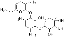 西索米星分子结构 (CAS 32385-11-8)