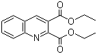 2,3-喹啉二甲酸二乙酯分子结构 (CAS 32413-08-4)