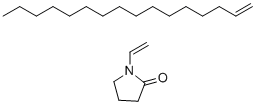 十六烷基聚维酮分子结构 (CAS 32440-50-9)