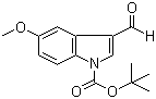 5-Methoxy-3-formylindole-1-carboxylic acid tert-butyl ester molecular structure (CAS 324756-80-1)