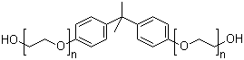 双酚-A 聚氧乙烯醚分子结构 (CAS 32492-61-8)