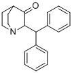 2-Benzhydrylquinuclidin-3-one molecular structure (CAS 32531-66-1)