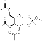 3,4,6-Tri-O-acetyl-alpha-D-galactopyranose 1,2-(methyl orthoacetate) molecular structure (CAS 3254-16-8)