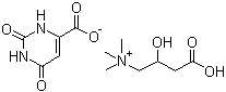 Carnitine orotate  molecular structure (CAS 32543-38-7)