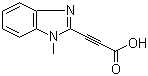 1-甲基-2-苯并咪唑丙炔酸分子结构 (CAS 32544-99-3)