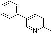 2-甲基-5-苯基吡啶分子结构 (CAS 3256-88-0)