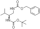 (S)-1-Cbz-Amino-2-Boc-aminoisopentane molecular structure (CAS 325722-26-7)