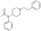 乙酰芬太尼分子结构 (CAS 3258-84-2)