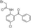 2-(2-Bromoacetylamino)-5-chlorobenzophenone molecular structure (CAS 32580-26-0)