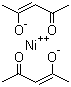 二乙酰丙酮镍分子结构 (CAS 3264-82-2)