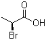 结构式 CAS# 32644-15-8, L-2-溴丙酸; (S)-(-)-2-溴丙酸