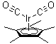 Dicarbonyl(pentamethylcyclopentadienyl)iridium molecular structure (CAS 32660-96-1)