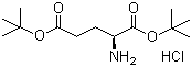 L-谷氨酸二叔丁酯盐酸盐分子结构 (CAS 32677-01-3)