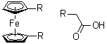 1,1'-Bis(carboxymethyl)ferrocene molecular structure (CAS 32681-19-9)