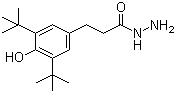 3-(3,5-二叔丁基-4-羟基苯基)丙酰肼分子结构 (CAS 32687-77-7)
