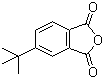 4-叔丁基邻苯二甲酸酐分子结构 (CAS 32703-79-0)