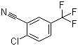 结构式 CAS# 328-87-0, 2-氯-5-三氟甲基苯腈; 4-氯-3-氰基三氟甲苯