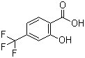 4-三氟甲基水杨酸分子结构 (CAS 328-90-5)