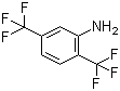 2,5-Bis(trifluoromethyl)aniline molecular structure (CAS 328-93-8)