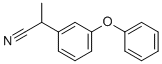 2-(3-Phenoxyphenyl)propiononitrile molecular structure (CAS 32852-95-2)